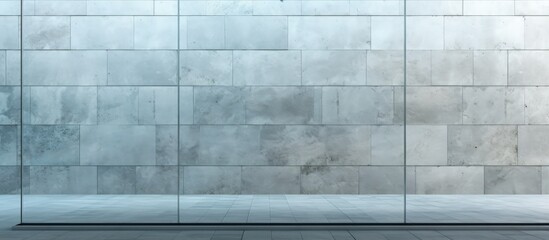 Texture of seamless glass wall