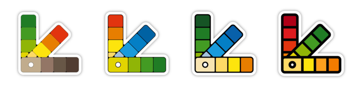 picto logo icones et symbole trace couleur nuance nuancier couleur relief