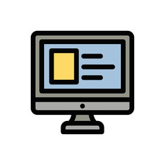 picto pictogramme icones et symboles boutons trace ordinateur ecran travail poste bureau couleur gras