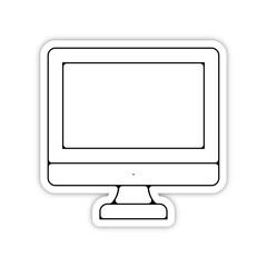 picto pictogramme icones et symboles boutons trace ordinateur bureau travail poste relief