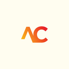 AC letter logo business template vector icon
