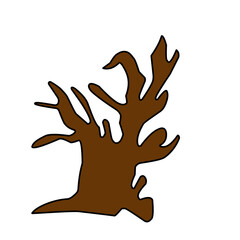 Obraz premium Dry Tree Trunk Without Leaves