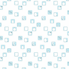 Background with icons for decoration and design.
