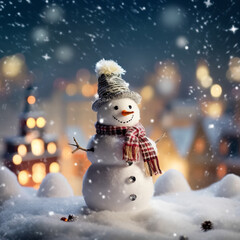 Cute snowman