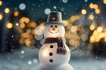 Cute snowman