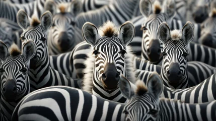 Fotobehang Zebra close up © DVS