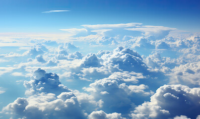 Clouds in the blue sky, cloud texture.