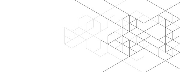 The graphic design elements with isometric shape blocks. Vector illustration of abstract geometric background