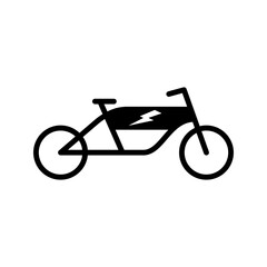 Fototapeta na wymiar Electric bicycle Icon, Electric Bike