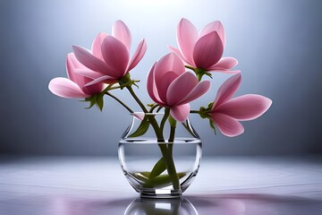 pink flower in vase