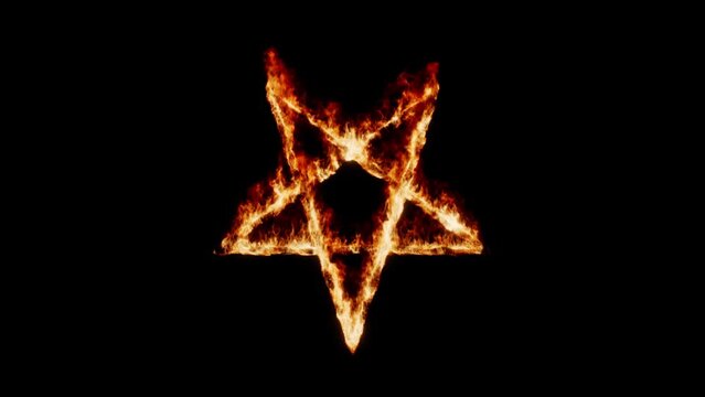 Fire Star Upside Down
