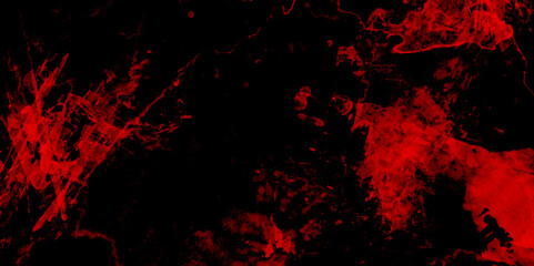 Dark Red horror scary background. Red textured stone wall background. Black and red rock stone background. Dark red horror scary background. Old wall texture cement blackred background.	