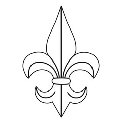 Fleur de lis icon © akhmad