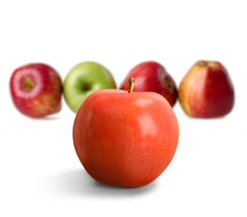 Fototapeta na wymiar Fresh ripe sweet Apple fruit