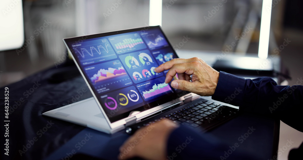 Aufkleber Data Analyst Using Data Analytics KPI