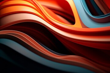 Colorful Abstract Background. AI Generated