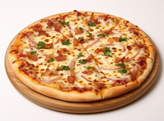 bhd pizza with cheese and topping