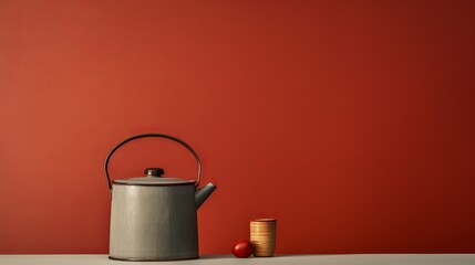 High-resolution photograph of everyday objects against a minimalist background, copy space, 16:9