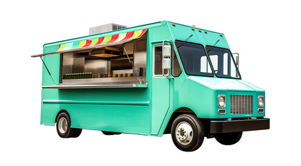 Obraz premium Food truck. isolated object, transparent background