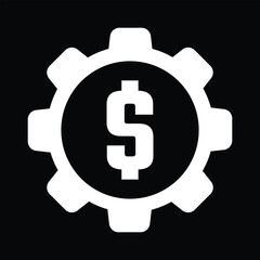 Illustration Business cog Icon