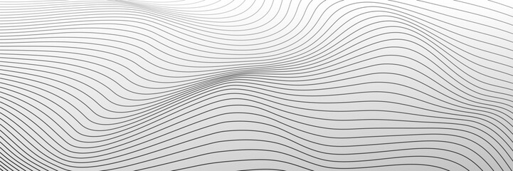 modern white background with dynamic wavy line pattern. eps 10 vector format.