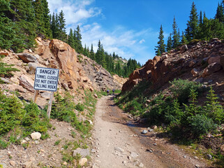 Adventure in Rollins Pass. Colorado. USA