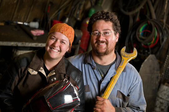 A mechanic and a welder; Edmonton alberta canada