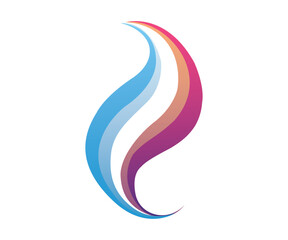 a medical colorful abstract logo