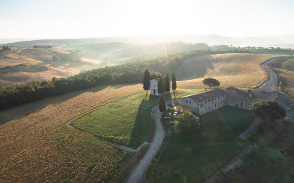 The most photographed chapel in Tuscany. July 2023