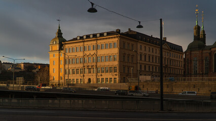 Golden hour in Stockholm, Sweden. 