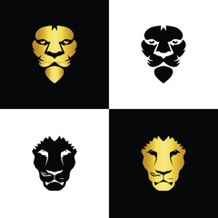 modern lion logo