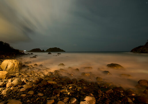 Praia do cachorro at night; Fernando de noronha pernambuco brazil