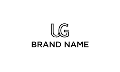 UG letter logo. lettermark logo.