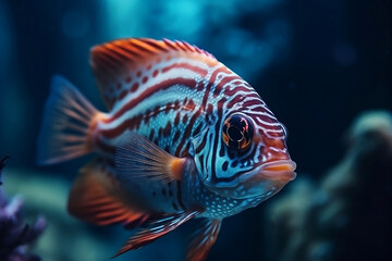 Obraz premium yellow tang fish. 