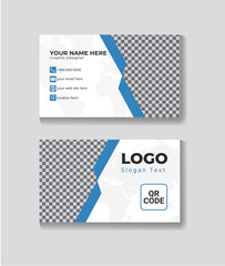 Corporate luxury business card design.