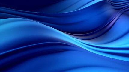 Fototapeta premium 3d Dark blue abstract waves wallpaper