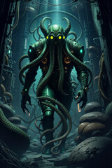 Fototapeta premium cthulhu Generative AI