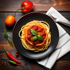 pasta with tomato sauce