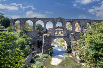 Fototapeta na wymiar Turkey - Izmir - The aqueducts, known as 