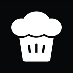 Cook hat icon outline vector. Kitchen menu. Recipe food
