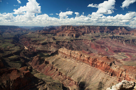 Looking West From Navajo Point, Grand Canyon National Park; Arizona, United States Of America