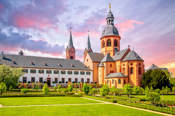 Naklejka premium Kloster Seligenstadt, Seligenstadt, Hessen, Deutschland 