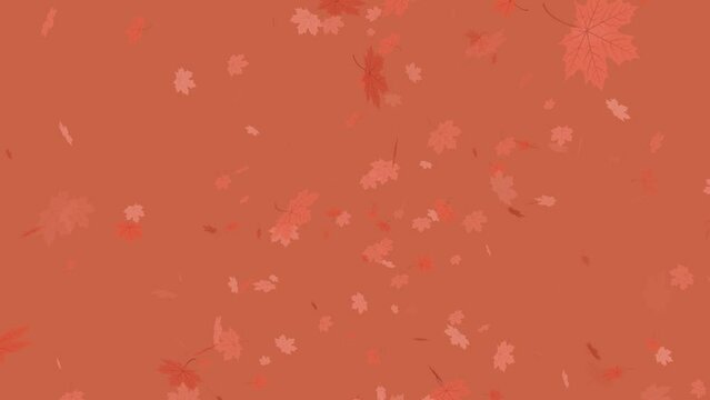 Fall Leaves particle animation background