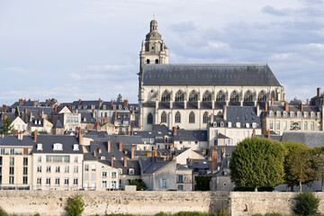 Fototapeta na wymiar Blois Cathedral. Loire Valley, France