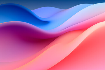 A streamlined and beautiful abstract gradient image. A modern design element with copy space, suitable for UI, UX, wallpapers, and graphic design materials.