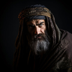 Portrait of Pharisee from the New Testament - obrazy, fototapety, plakaty