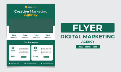 Modern Digital Marketing Agency Flyer