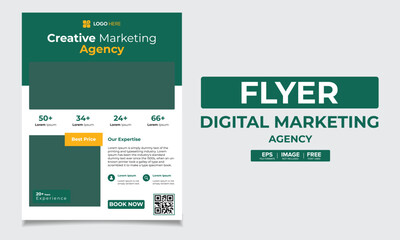 Modern Digital Marketing Agency Flyer