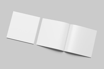 Square Magazine Mockup