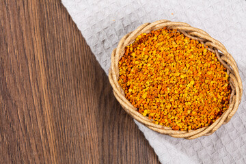 Bee Pollen Granules Natural And Healthy Food